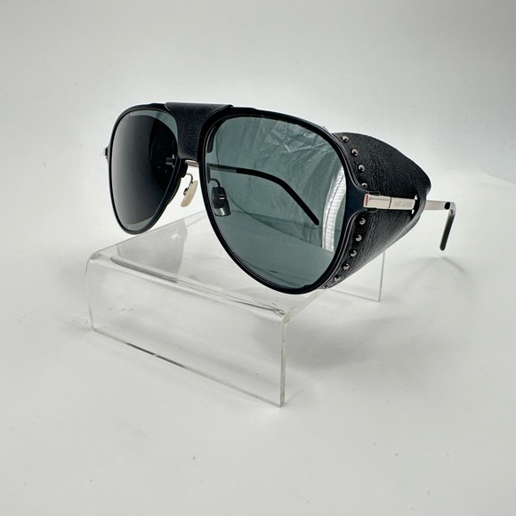 Yves Saint Laurent Other - YVES SAINT LAURENT Black Pilot Aviator w/Sides Sunglasses Classic 11 Blind (L)